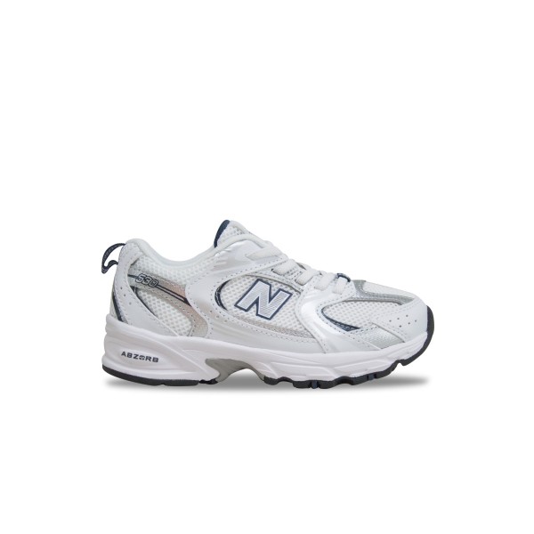 New Balance 530 Bungee Classic Sneaker Παιδικο Παπουτσι Λευκο - Ασημι