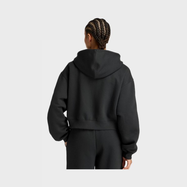 New Balance Linear Heritage FL Hooded Γυναικεια Ζακετα Μαυρη