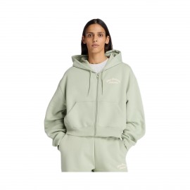 New Balance Linear Heritage FL Hooded Γυναικεια Ζακετα Βεραμαν