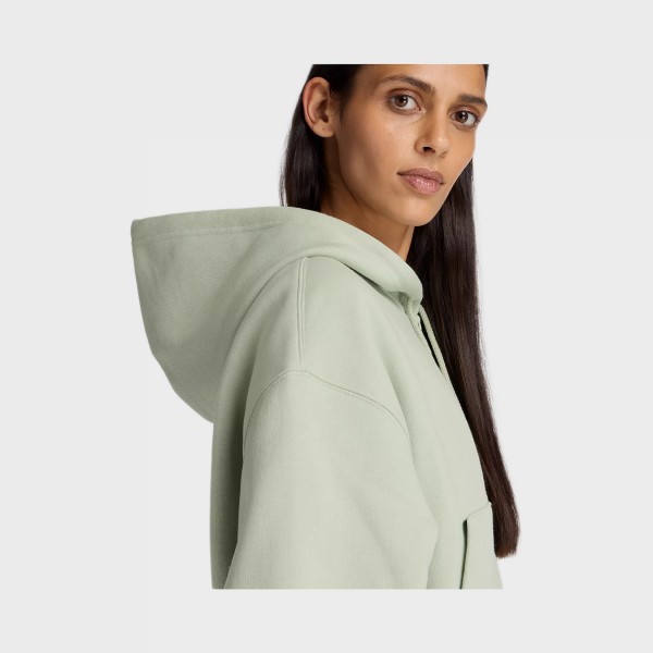 New Balance Linear Heritage FL Hooded Γυναικεια Ζακετα Βεραμαν