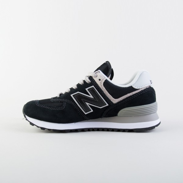 New Balance 574 Suede Classics Γυναικειο Παπουτσι Μαυρο