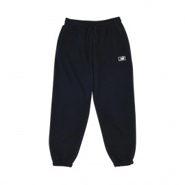 New Balance Essentials French Terry Small Logo Γυναικειο Παντελονι Μαυρο