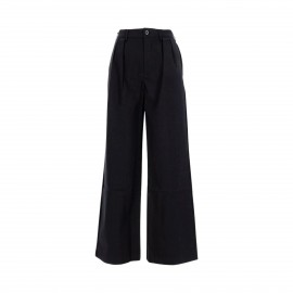 New Balance Boylston Twill Trouser Everyday Γυναικειο Παντελονι Μαυρο