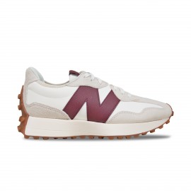New Balance 327 Classics Suede Leather Γυναικειο Παπουτσι Μπεζ - Μπορντο