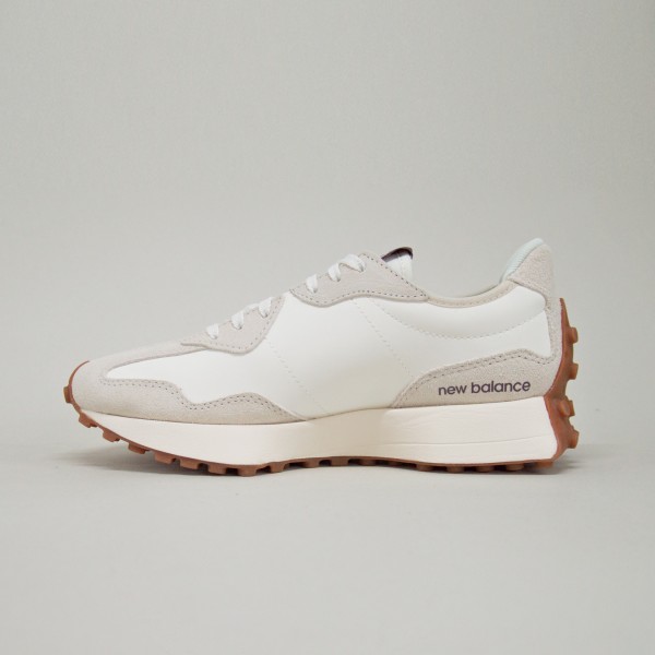 New Balance 327 Classics Suede Leather Γυναικειο Παπουτσι Μπεζ - Μπορντο