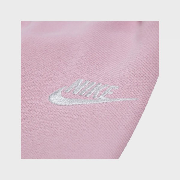 Nike Sportswear Club Fleece Wide Leg Παιδικο Σετ Ρουχων Ροζ