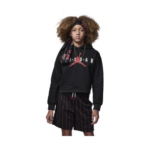 Jordan Jumpman Sustainable Crop Εφηβικο Φουτερ Μαυρο