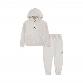 Jordan MJ Baseline Fleece Παιδικο Σετ Ρουχων Μπεζ