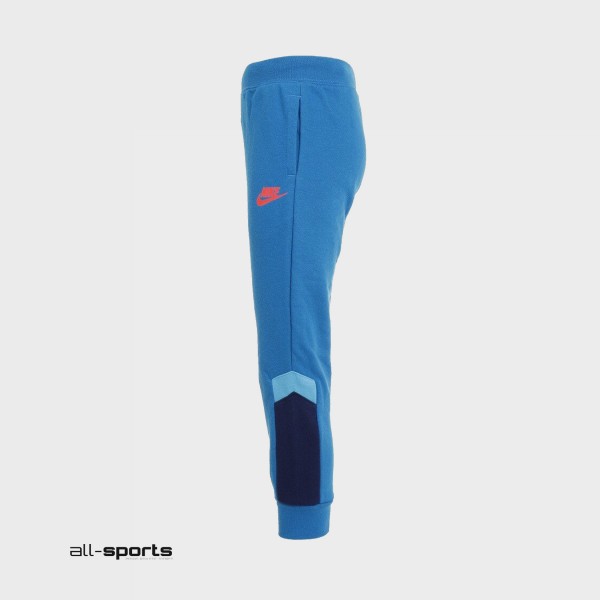 Nike Blocked G4G Fleece Παιδικο Παντελονι Μπλε