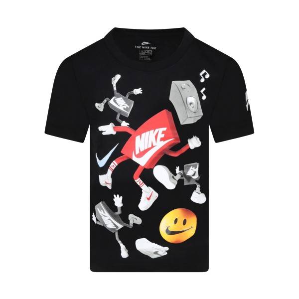 Nike Oversize Boxy Παιδικη Μπλουζα Μαυρη