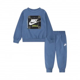 Nike Sportswear Future Utility Crew Fleece Παιδικο Σετ Ρουχων Μπλε