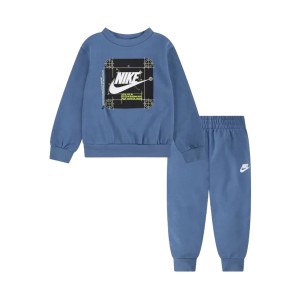 Nike Sportswear Future Utility Crew Fleece Παιδικο Σετ Ρουχων Μπλε