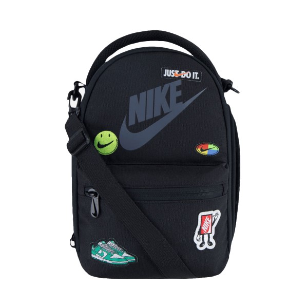 Nike Patch Lunch Tote 4 Λιτρα Παιδικη Τσαντα Μαυρη