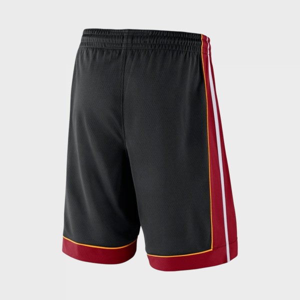 Nike NBA Miami Heat Icon Edition Swingman Ανδρικη Βερμουδα Μαυρο - Κοκκινο
