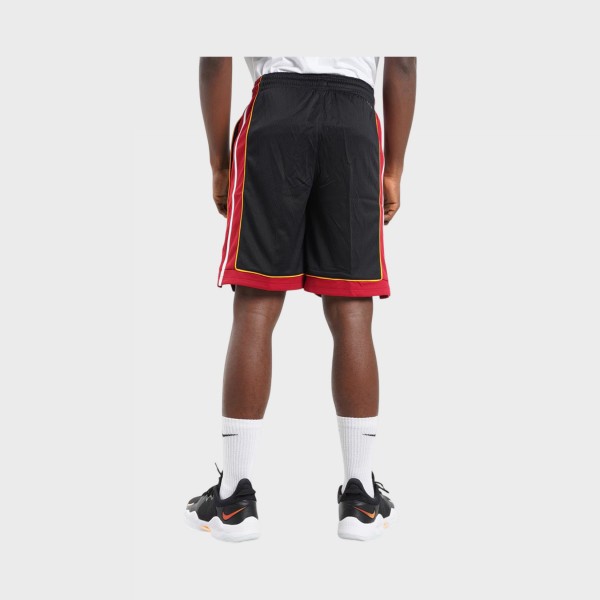 Nike NBA Miami Heat Icon Edition Swingman Ανδρικη Βερμουδα Μαυρο - Κοκκινο