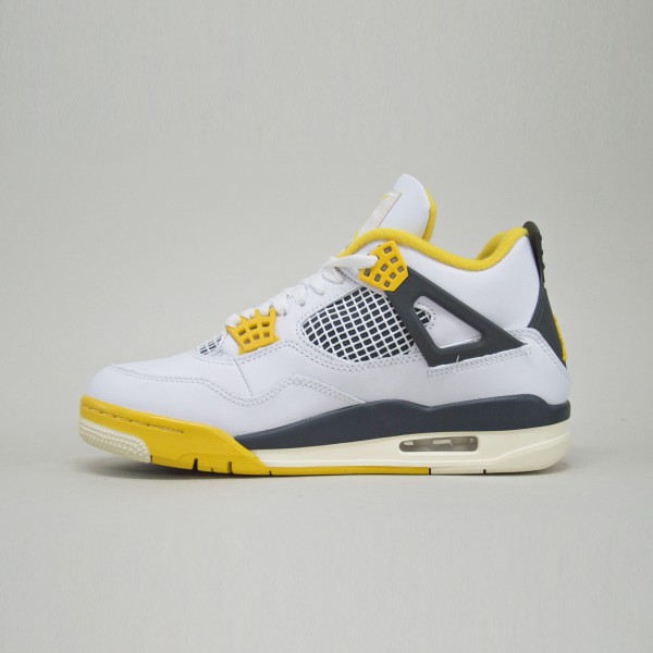 Air Jordan 4 Retro Mid Off Court Flex Unisex Παπουτσι Λευκο - Κιτρινο