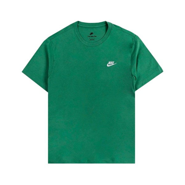 Nike Sportswear Club Left Small Logo Ανδρικη Μπλουζα Πρασινη