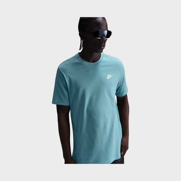 Nike Sportswear Club Left Small Logo Ανδρικη Μπλουζα Μπλε