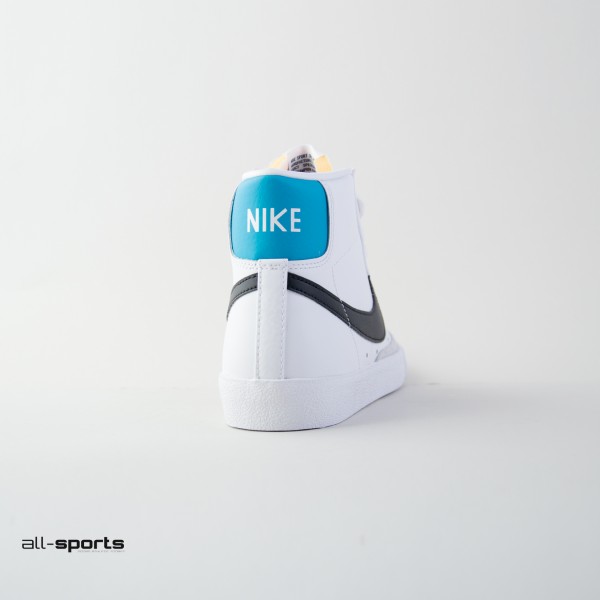 Nike Blazer Mid 77 Vintage Ανδρικο Μποτακι Λευκο - Μπλε