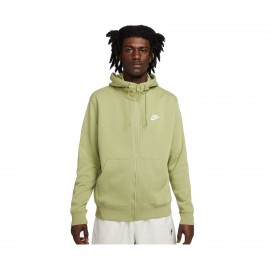 Nike Sportswear Club Fleece FZ Ανδρικη Ζακετα Πρασινη