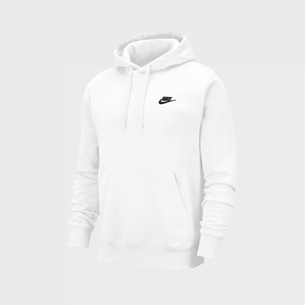 Nike Sportswear Club Fleece Ανδρικο Φουτερ Λευκο
