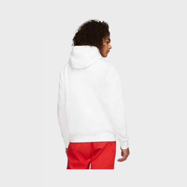 Nike Sportswear Club Fleece Ανδρικο Φουτερ Λευκο