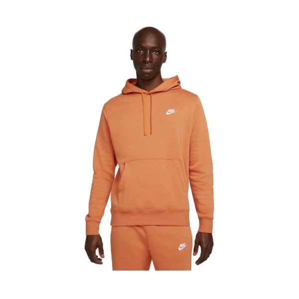 Nike Sportswear Club Fleece Ανδρικο Φουτερ Πορτοκαλι
