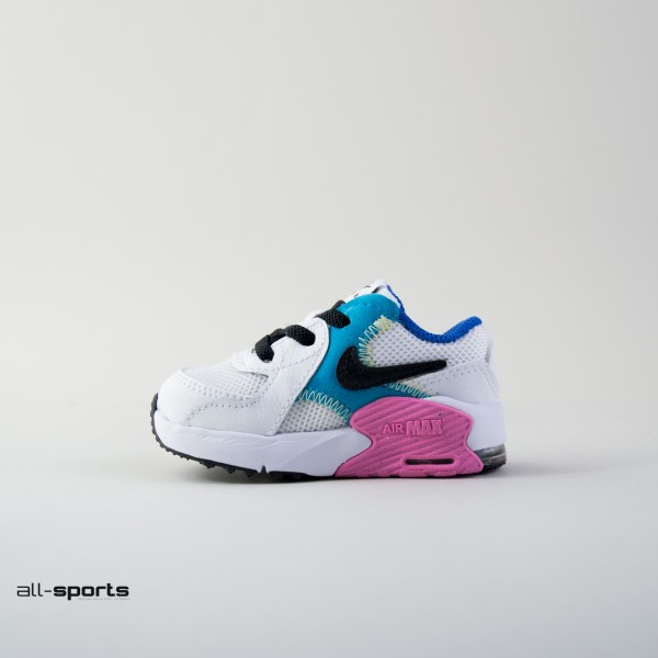 Nike Air Max Excee Βρεφικο Παπουτσι Λευκο - Πολυχρωμο