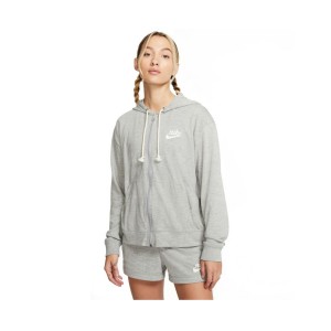Nike Sportswear Gym Vintage Γυναικεια Ζακετα Γκρι