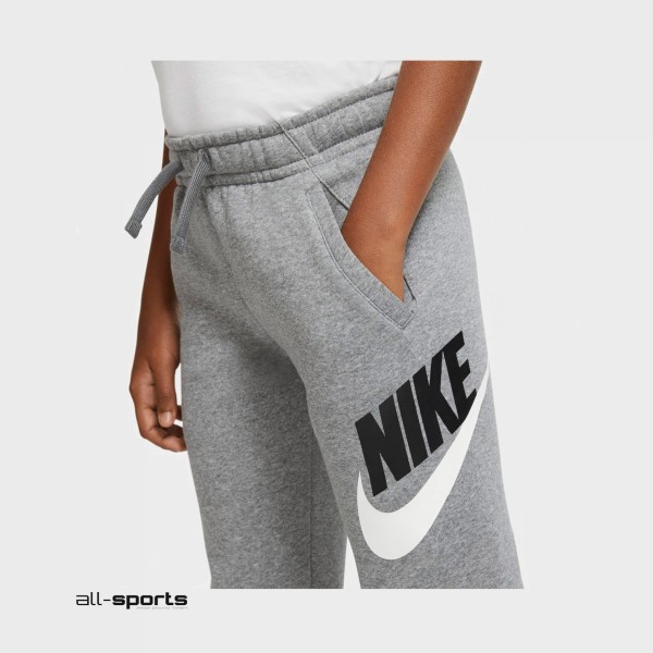 Nike Sportswear Club Fleece Εφηβικo Παντελονι Γκρι