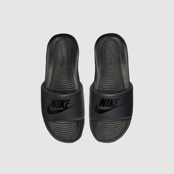 Nike Victori One Swoosh Logo Unisex Παντοφλα Μαυρη