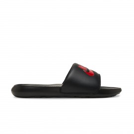 Nike Victori One Unisex Παντοφλα Μαυρη - Κοκκινη