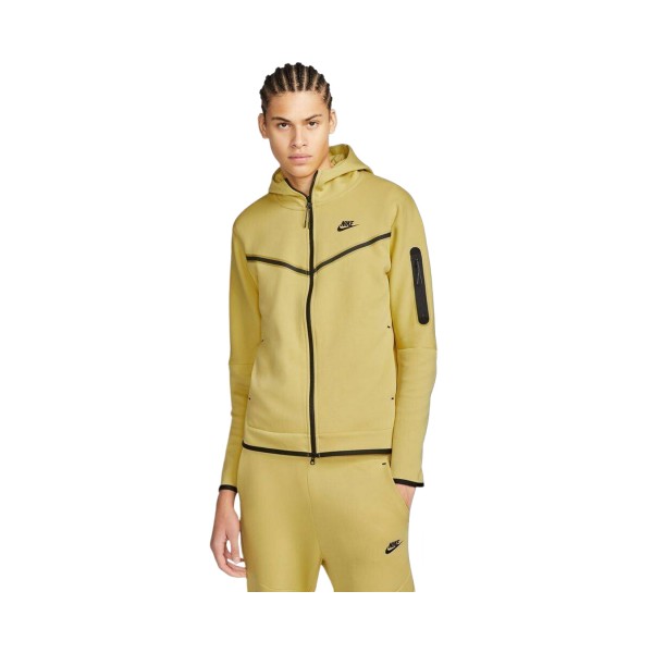 Nike Sportwear Tech Fleece FZ Ανδρικη Ζακετα Κιτρινη
