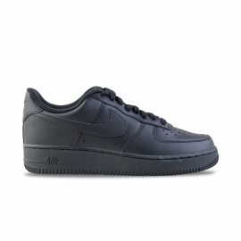 Nike Air Force 07 Total Black Sneakers Ανδρικο Παπουτσι Μαυρο