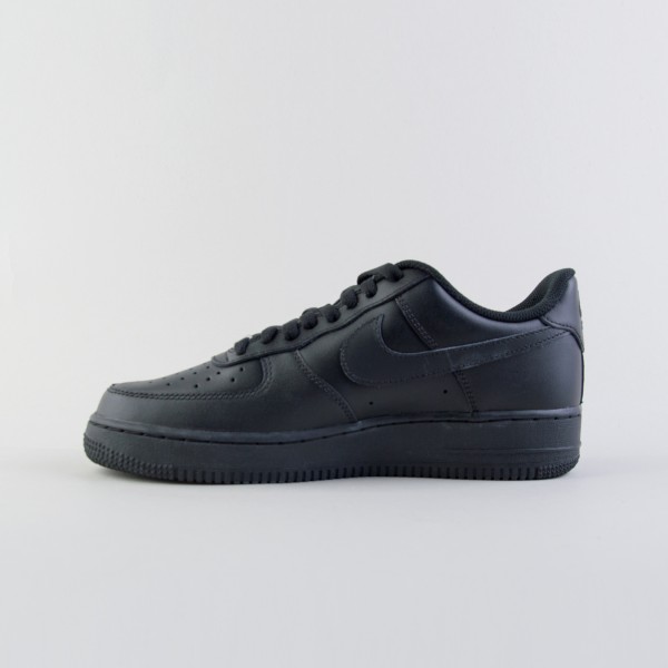 Nike Air Force 07 Total Black Sneakers Ανδρικο Παπουτσι Μαυρο