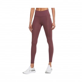 Nike Dri Fit Epic Fast Ψηλομεσο Γυναικειο Κολαν Μπορντο