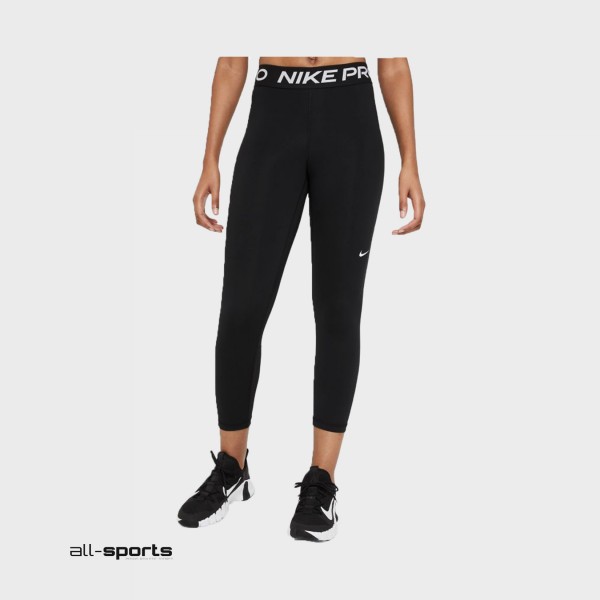 Nike Pro Dri-FIT 365 Crop Γυναικειο Κολαν Μαυρο