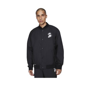 Nike Sportswear World Tour Ανδρικη Ζακετα Μαυρη 
