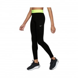 Nike Pro Dri Fit Training Εφηβικο Κολαν Μαυρο - Πρασινο
