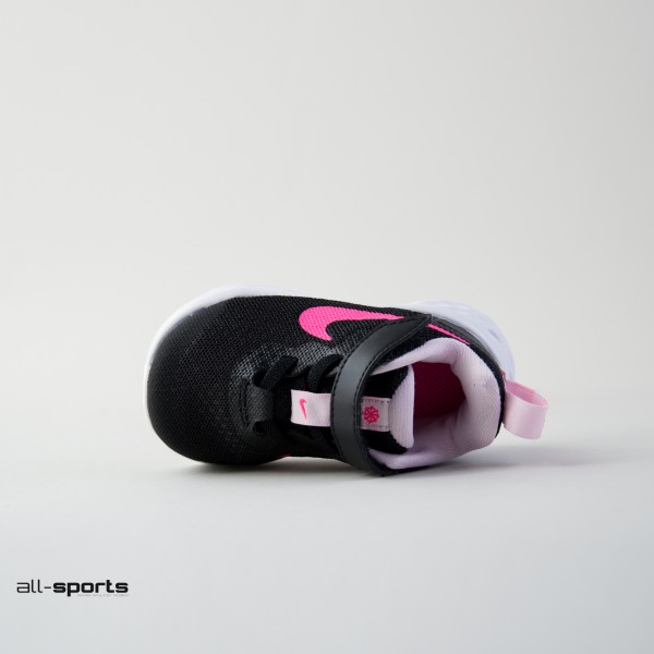 Nike Revolution 6 Βρεφικο Παπουτσι Μαυρο - Ροζ