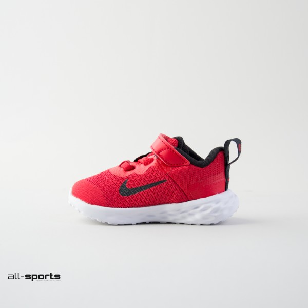 Nike Revolution 6 Βρεφικο Παπουτσι Κοκκινο