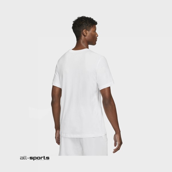 Nike Court Ανδρικη Μπλουζα Λευκη