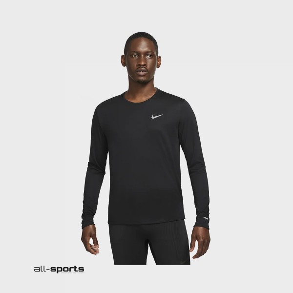 Nike Sportswear Dri - Fit Miler Ανδρικη Μπλουζα Μαυρη