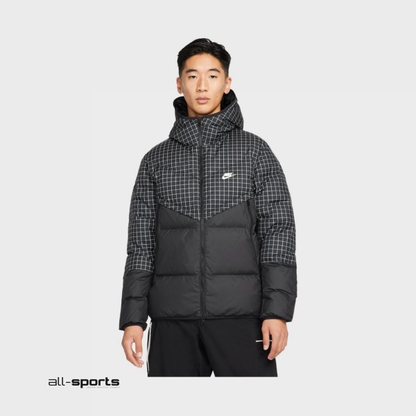 Nike Sportswear Storm Fit Windrunner Ανδρικο Μπουφάν Μαυρο