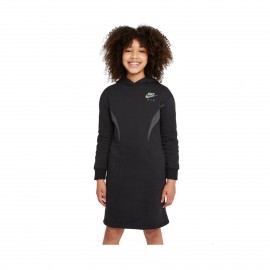 Nike Air Fleece Εφηβικο Φορεμα Μαυρο