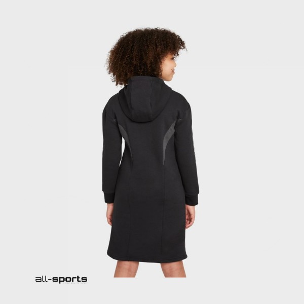 Nike Air Fleece Εφηβικο Φορεμα Μαυρο