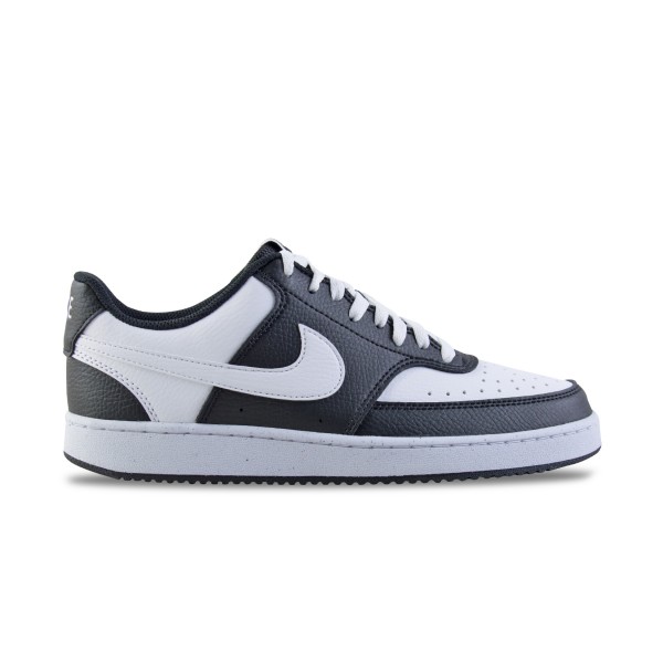 Nike Court Vision Low Next Nature Unisex Παπουτσι Μαυρο - Λευκο