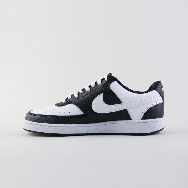 Nike Court Vision Low Next Nature Unisex Παπουτσι Μαυρο - Λευκο