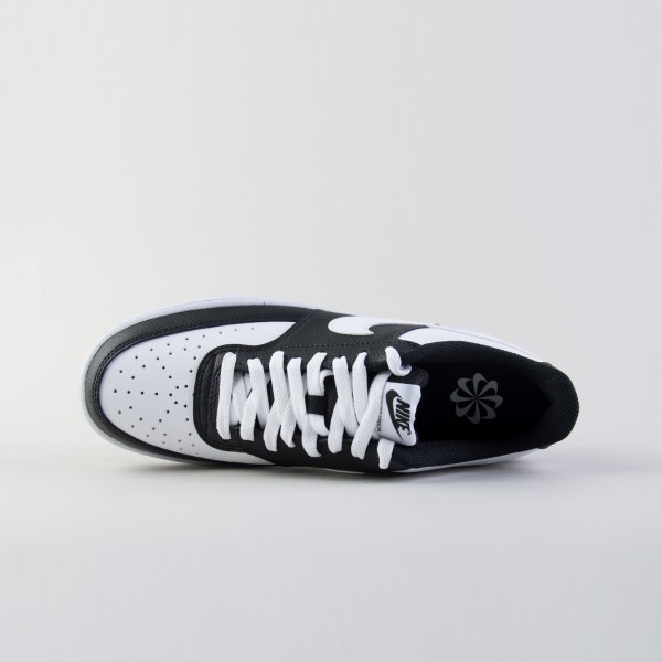 Nike Court Vision Low Next Nature Unisex Παπουτσι Μαυρο - Λευκο