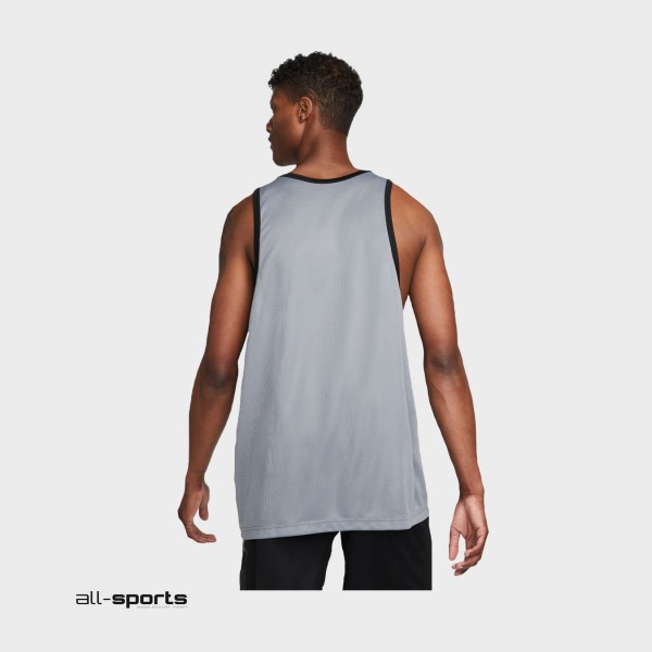 Nike Dri-FIT Crossover Jersy Ανδρικη Αμανικη Μπλουζα Γκρι